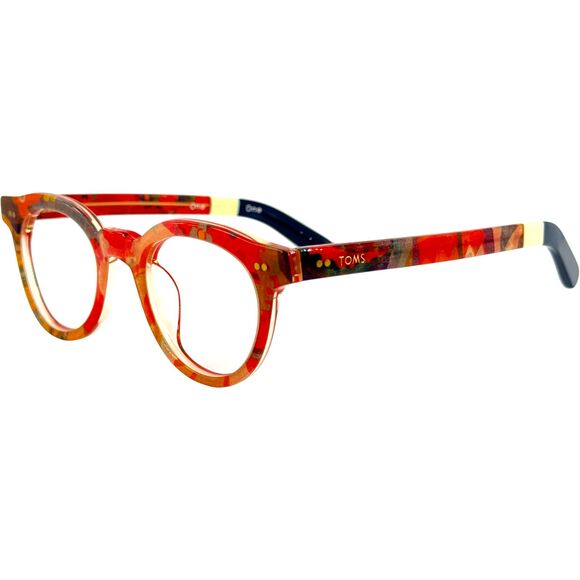 TOMS Fin Unisex Eyeglass FrameOrange Multi
